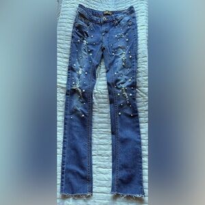 Girls City Ink Embellished Jeans